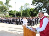 Con tres aulas más, mobiliario y equipo didáctico inician clases en el COBAO de Cuilapam