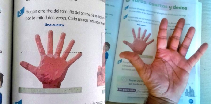Libro de la SEP publica mano con seis dedos