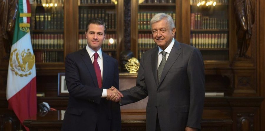 A las 13:30 h. se reúne Peña con AMLO y equipos