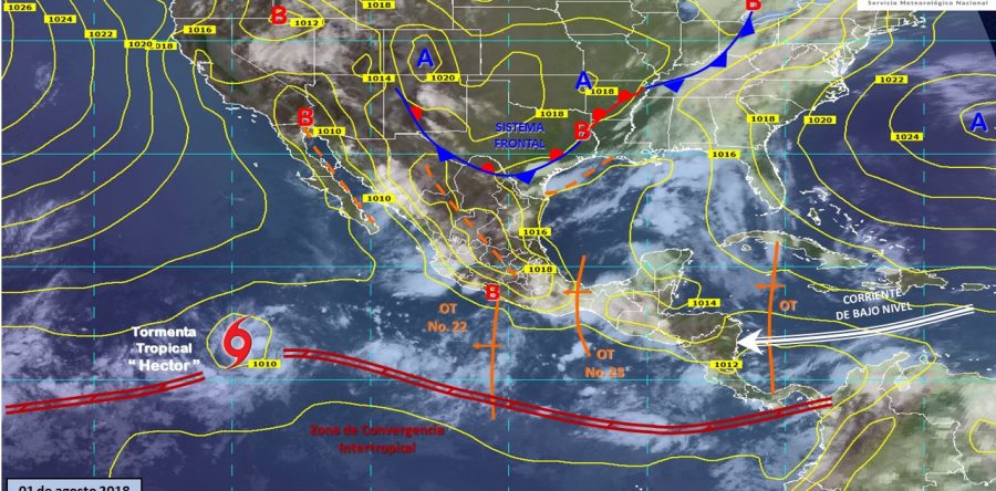 Potencial de tormentas puntuales intensas en Veracruz, Tabasco, Guerrero, Oaxaca y Chiapas