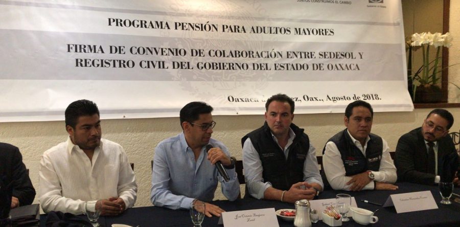 Firma SEDESOL, Registro Civil y la Consejería Jurídica un convenio de colaboración