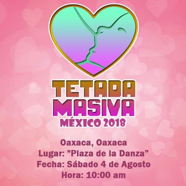 Realizan “Tetada masiva” en la Plaza de la Danza