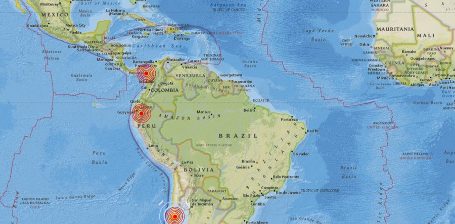 Una cadena de fuertes sismos sacude el Pacífico de América en menos de una hora