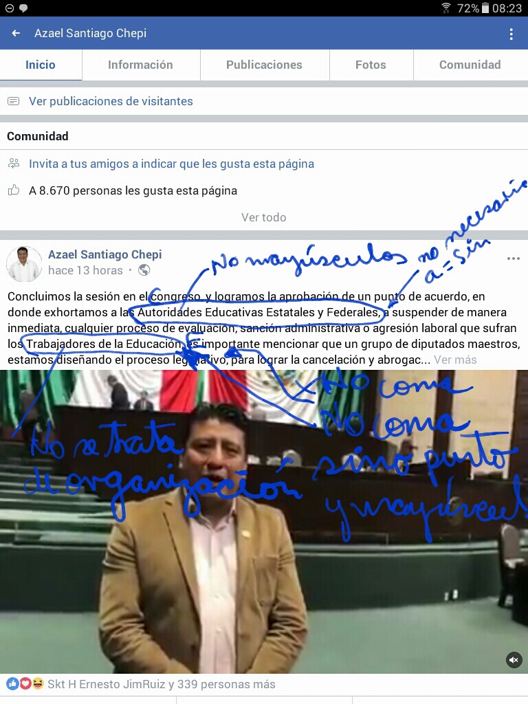 Y ni así reconocen: Horacio Corro Espinosa
