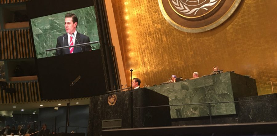 Busqué proteger a México de crimen y violencia: Peña en la ONU