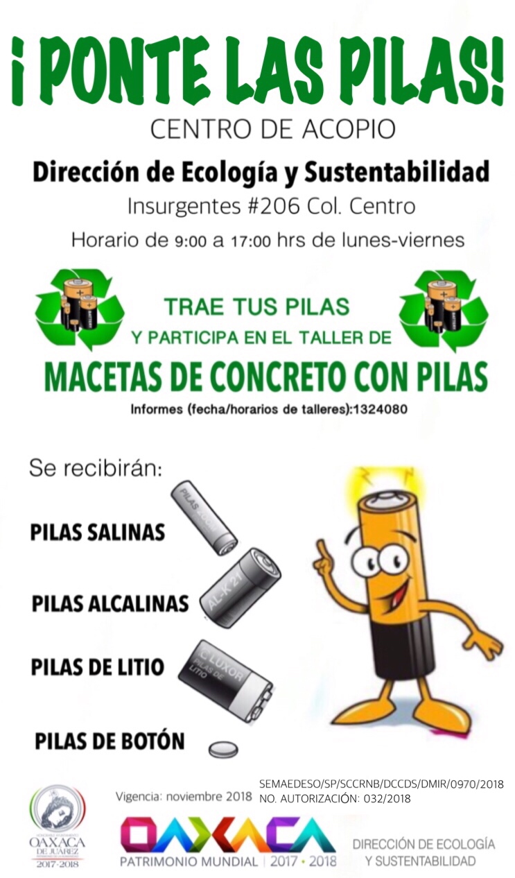 Invitan a participar en campaña “Ponte las pilas”