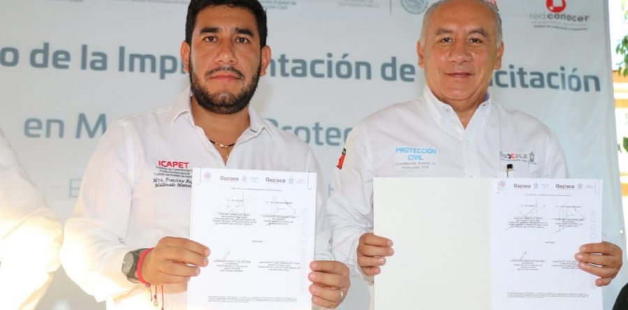 Trabajarán Cepco e Icapet para promover  una cultura de protección civil en El Espinal