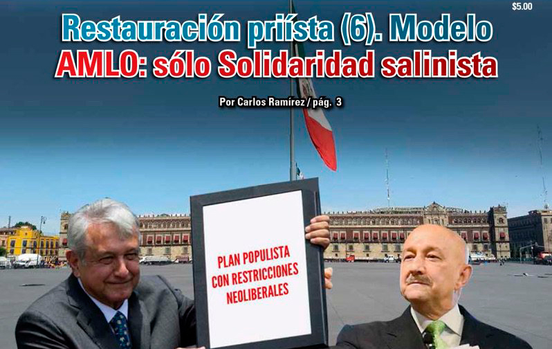 Restauración priísta (6). Modelo AMLO: sólo Solidaridad salinista: Carlos Ramírez