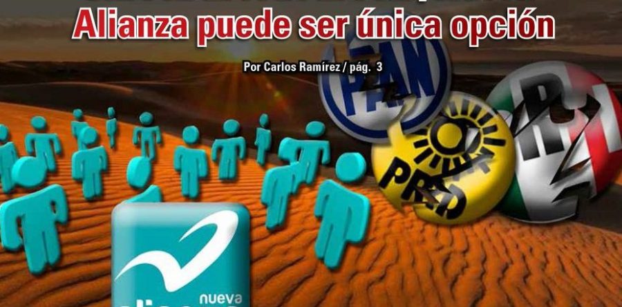 Sin PRI ni PAN ni PRD, Nueva Alianza puede ser única opción: Carlos Ramírez