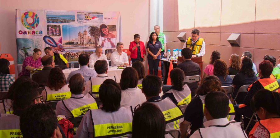 SECTUR Oaxaca se prepara en materia de protección civil