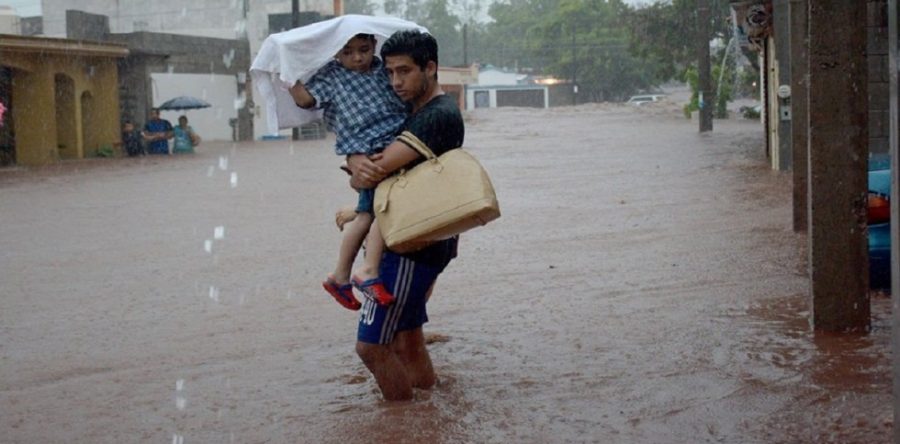 En un día llovió lo de casi un año en Sinaloa
