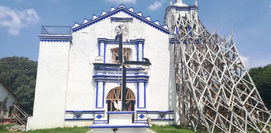 Espacios de fe son reconstruidos tras sismos de septiembre