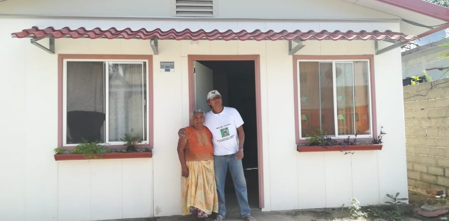 Familias de San Pedro Comitancillo cuentan con casas antisísmicas