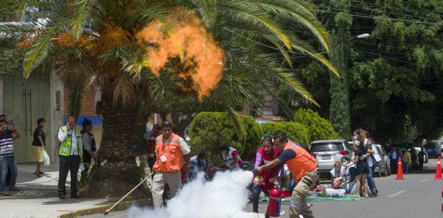 Fortalece IEEPO programa interno de protección civil