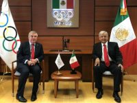 López Obrador se reúne con el presidente del COI