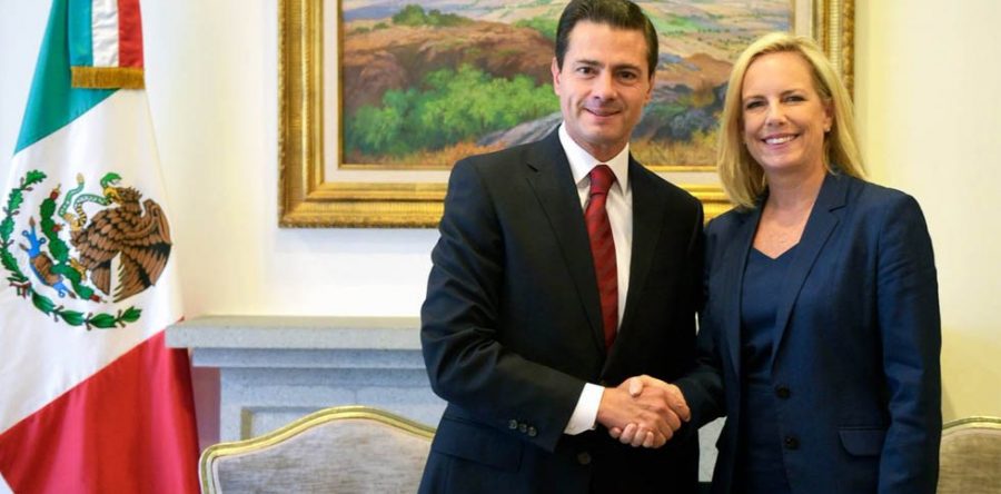 Peña Nieto se reúne con secretaria de Seguridad Interna de EE.UU.