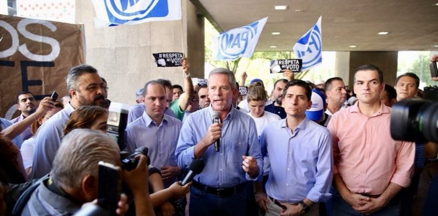 Presume PAN ventaja de 4.1 puntos en recuento de votos en Puebla