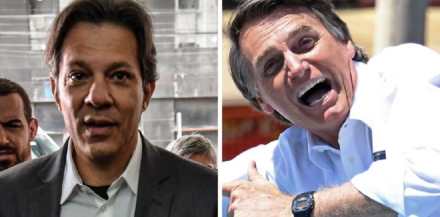 Prevén segunda vuelta entre heredero de Lula y Bolsonaro en Brasil
