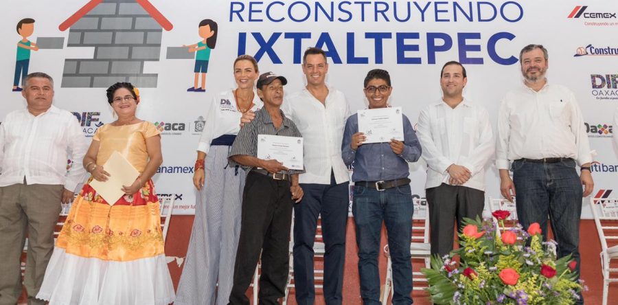 Reconoce Alejandro Murat compromiso social de empresas y sociedad civil en la reconstrucción del Istmo