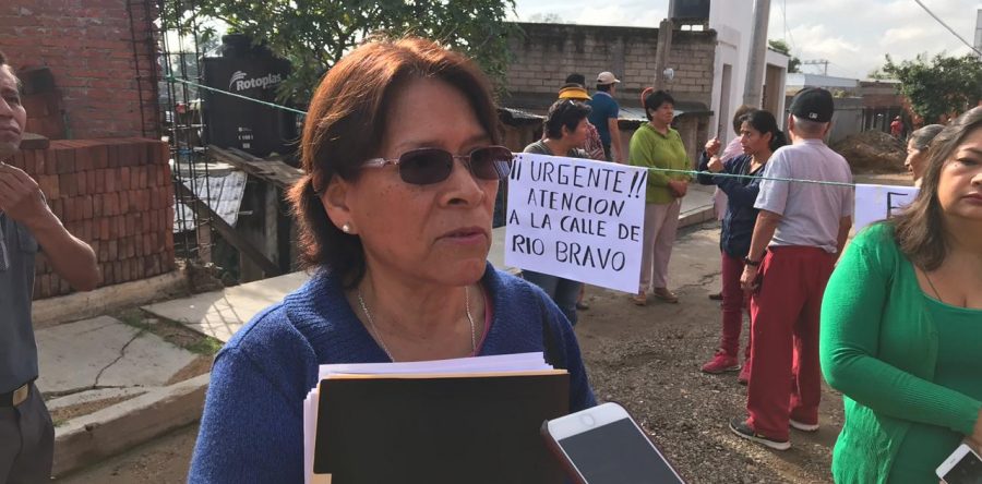 Capitalinos piden repavimentación de calle en la Cascada