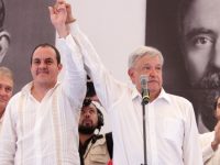 AMLO regaña a militantes de Morena tras abuchear a Cuauhtémoc Blanco en mitin