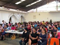 Apoyo total del Gobierno Municipal a grupos vulnerables, imparten en Santa Lucía la plática ¿Qué hace Falta en tu casa?