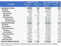 Balanza comercial suma en 9 meses déficit de 10 mil 223 mdd