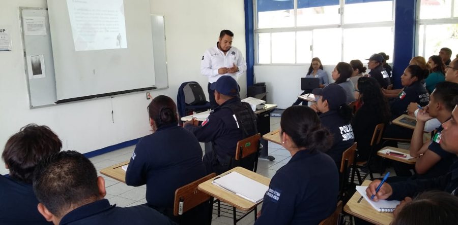 Capacita SMO y SSPO a policías municipales para  prevenir violencia de género