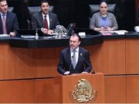 Cuestionan a Videgaray por tratado, niños migrantes y subordinación de México