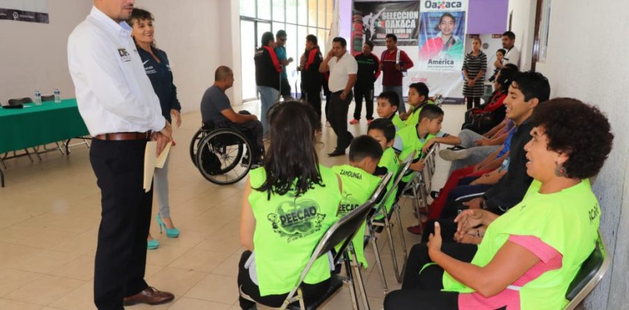 DIF Estatal Oaxaca reafirma su compromiso a atletas con discapacidad