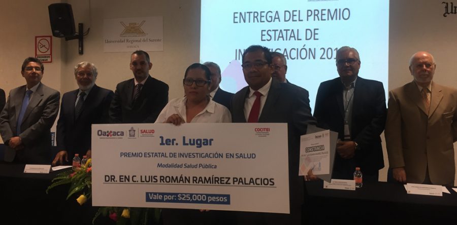 Entrega SSO Premio Estatal de Investigación en Salud 2018