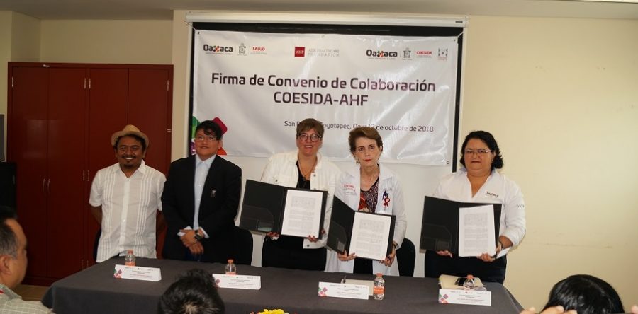 Firman convenio de colaboración Coesida y AHF México