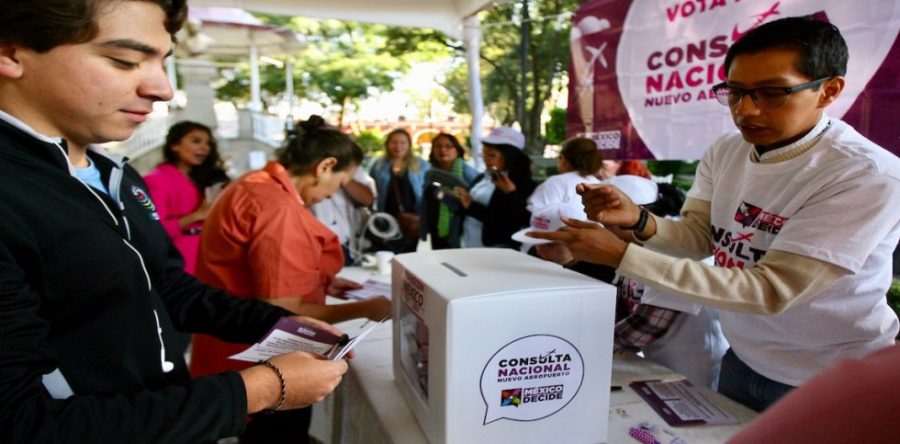 Inicia segundo día de la consulta sobre nuevo aeropuerto