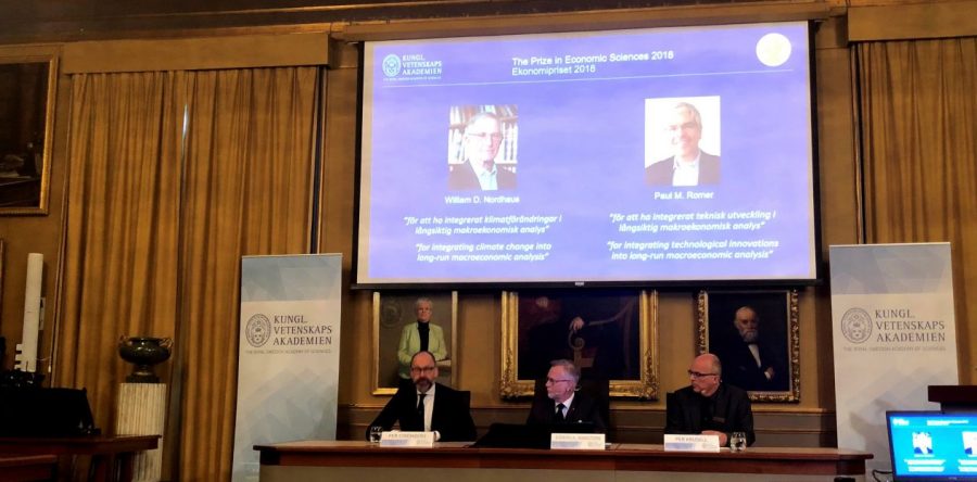 Nordhaus y Romer ganan Nobel de Economía por sus estudios sobre cambio climático