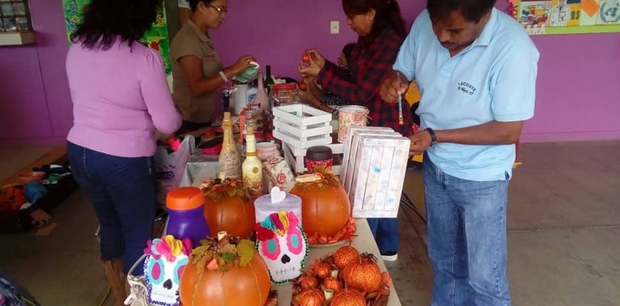 La unidad deportiva de Santa Lucia se pinta de creatividad