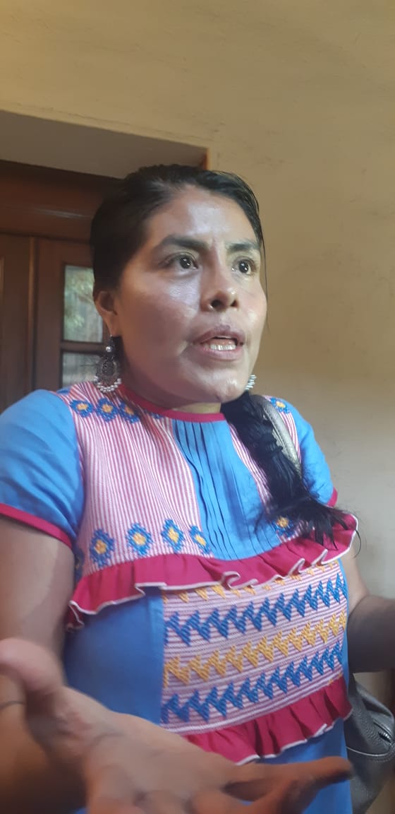 Se deslinda Eufrosina de situación en Yautepec