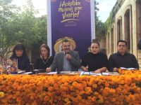 Presenta edil de Oaxaca ¡Acéptalo, mueres por vivirlo!, programa de Día de Muertos