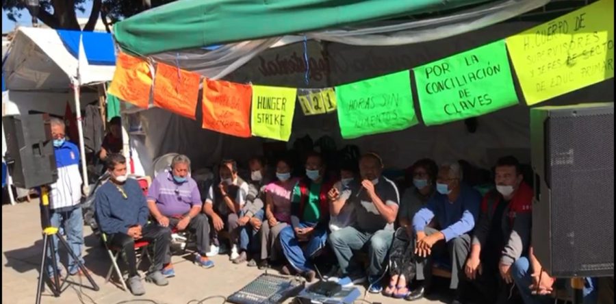 Más de 120 horas en huelga de hambre docentes de la S-22