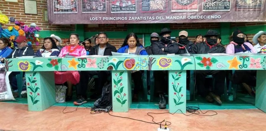 Zapatistas e indígenas marcan distancia de López Obrador