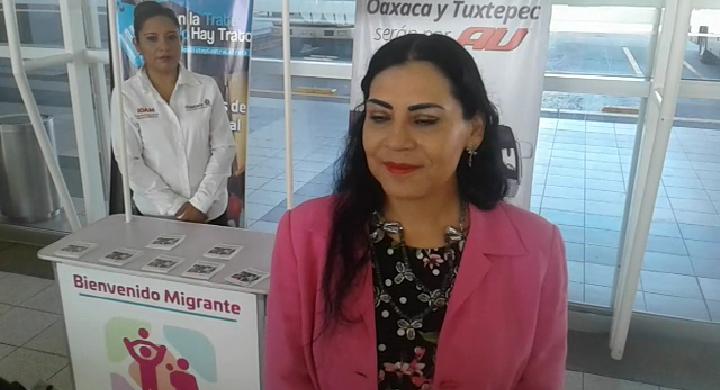 Instala IOAM módulos de atención para los migrantes
