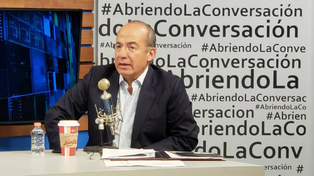 Considero la posibilidad de crear un nuevo partido: Felipe Calderón