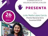 Nadia López, Premio Nacional de la Juventud hablará  de empoderamiento con trabajadoras oaxaqueñas