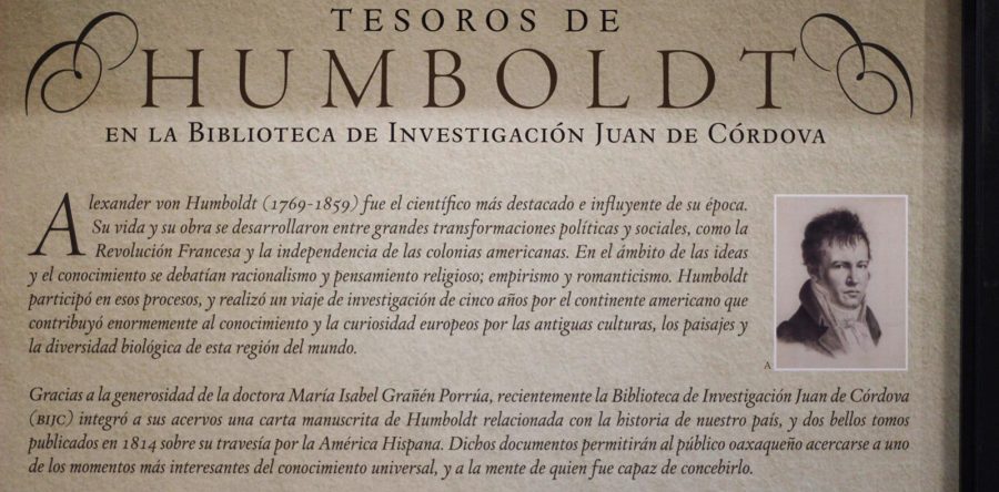 Con exposición “Tesoros de Humboldt” AGEO difunde el patrimonio documental de Oaxaca