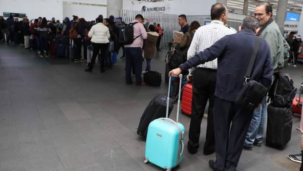 Aumenta 7.6% número de pasajeros en terminales aéreas en el país en un año