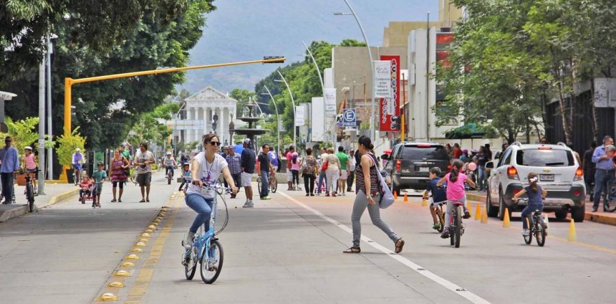 Realizan la tradicional Vía Recreativa en la zona norte de la capital.