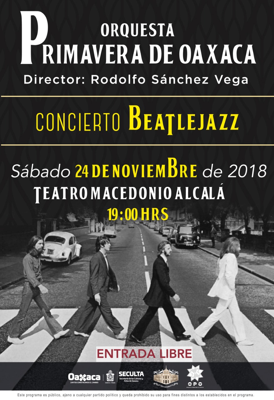 Ofrece concierto Beatlejazz por la Orquesta Primavera de Oaxaca