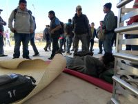 Pobladores de Xanaguía protestan en Ciudad Administrativa