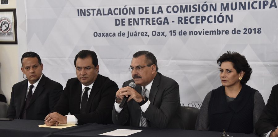 Instalan Comisión Municipal de Entrega-Recepción para Oaxaca de Juárez