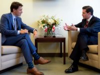 Peña y Trudeau hablan sobre firma del T-MEC en el G-20