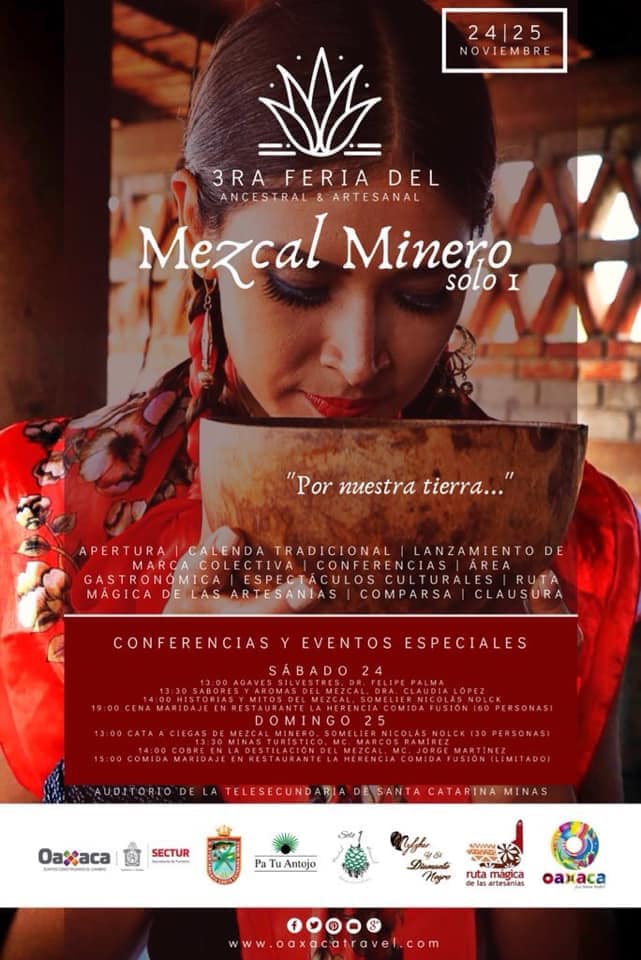 Promueve Santa Catarina Minas su bebida ancestral en la 3ª Feria del Mezcal Minero